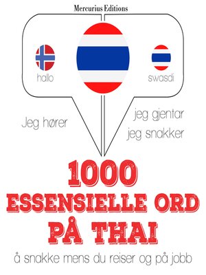 cover image of 1000 essensielle ord på thai